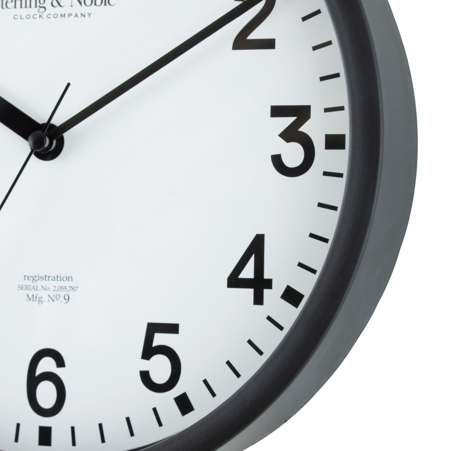NEW 8.78″ Basic Indoor Analog Round Modern Wall Clock, Black (FAST SHIPPING)