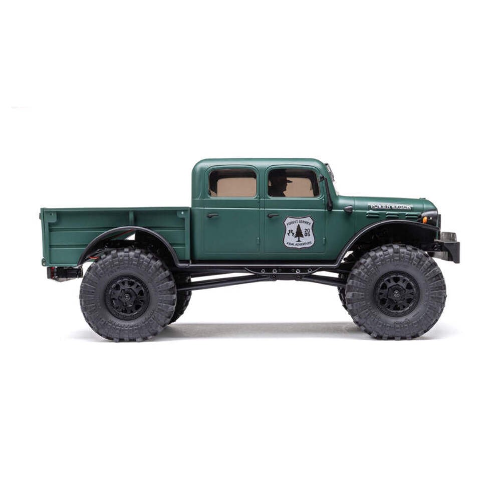 AXI00007T1 Axial 1/24 SCX24 Dodge Power Wagon 4WD Rock Crawler Brushed RTR, Oran