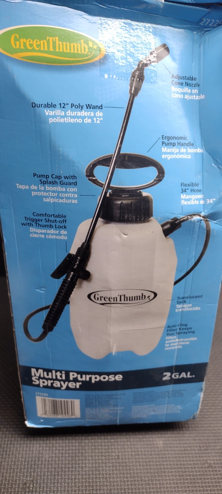 Green Thumb 272295 Medium Duty Tank Sprayer 2 GALLON NEW FREE SHIPPING