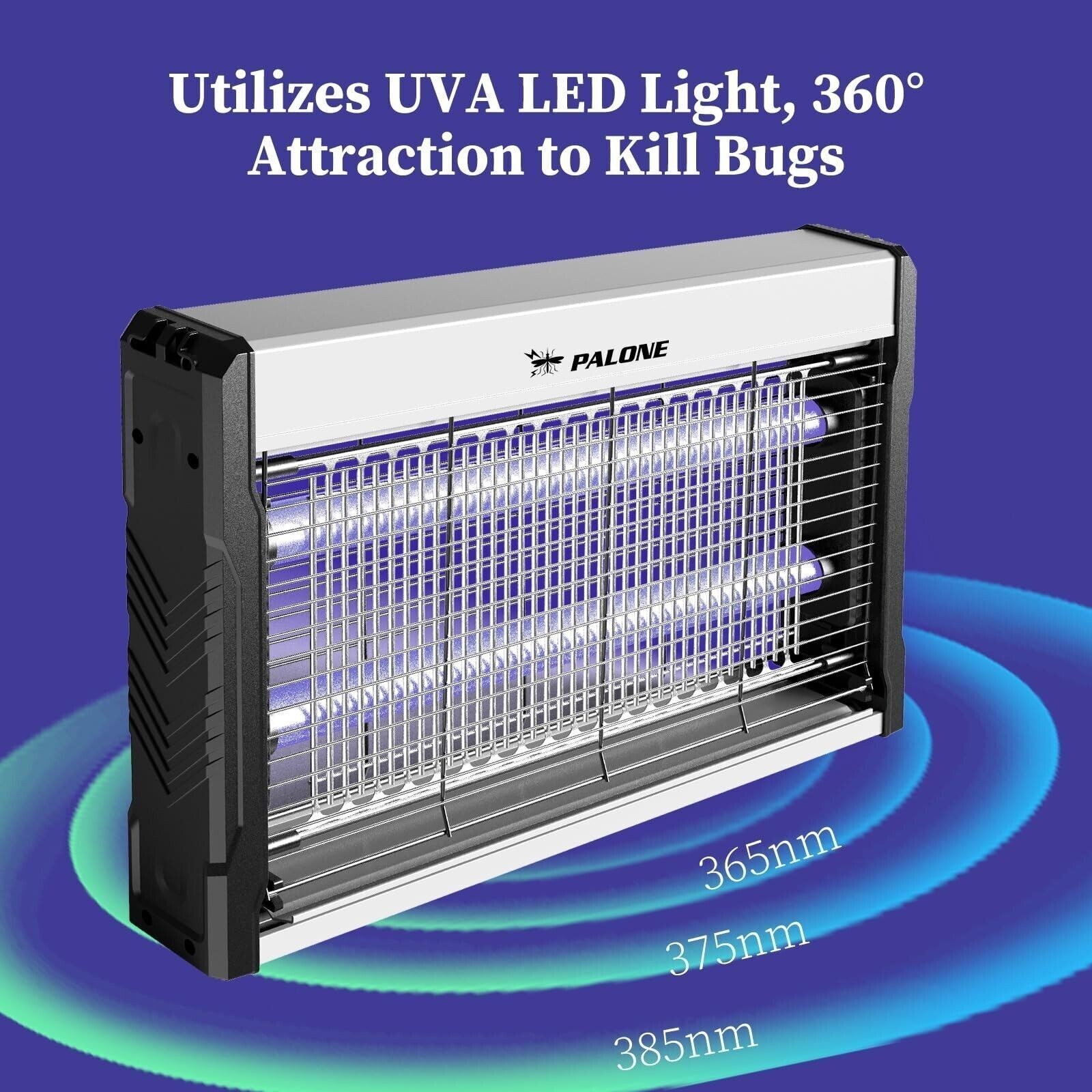 Bug Zapper 3200V Electronic Mosquito Zapper for Outdoor/ Indoor Waterproof New