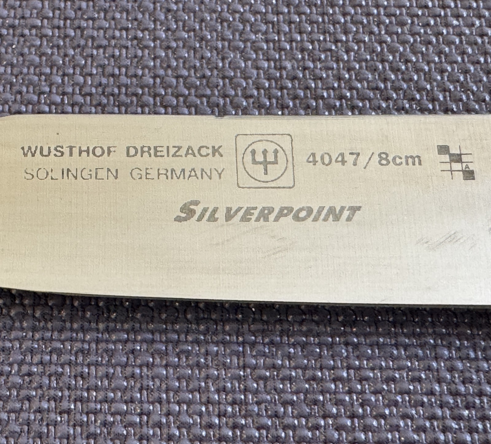 Wusthof Dreizack Silverpoint Solingen Germany 4047 / 8cm 3″ Blade Paring Knife
