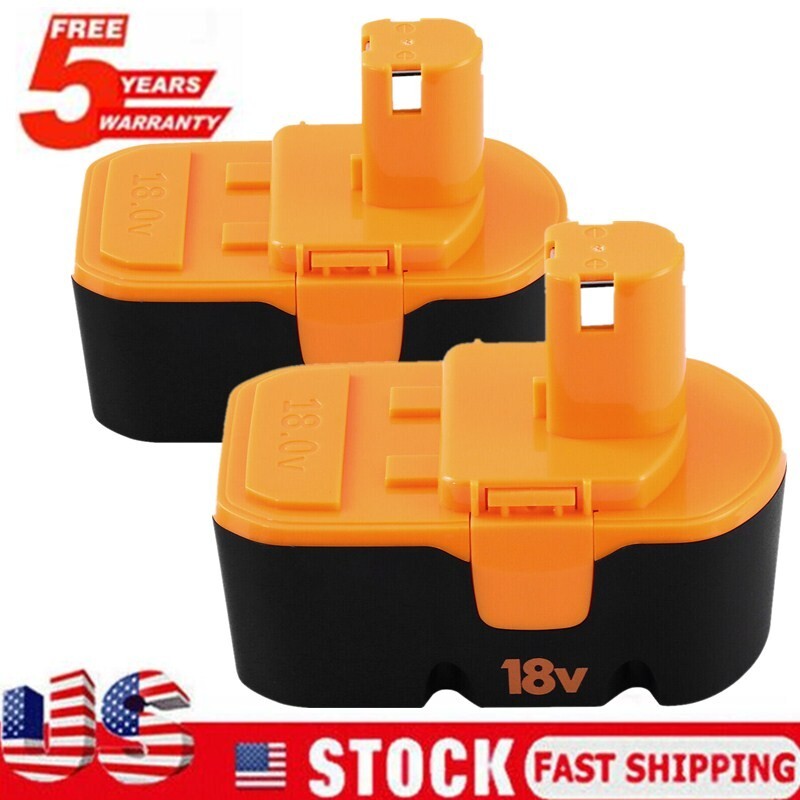 2Pack Replace for Ryobi 18V PLUS 3.6Ah 18 Volt Battery P100 13022 ABP1801