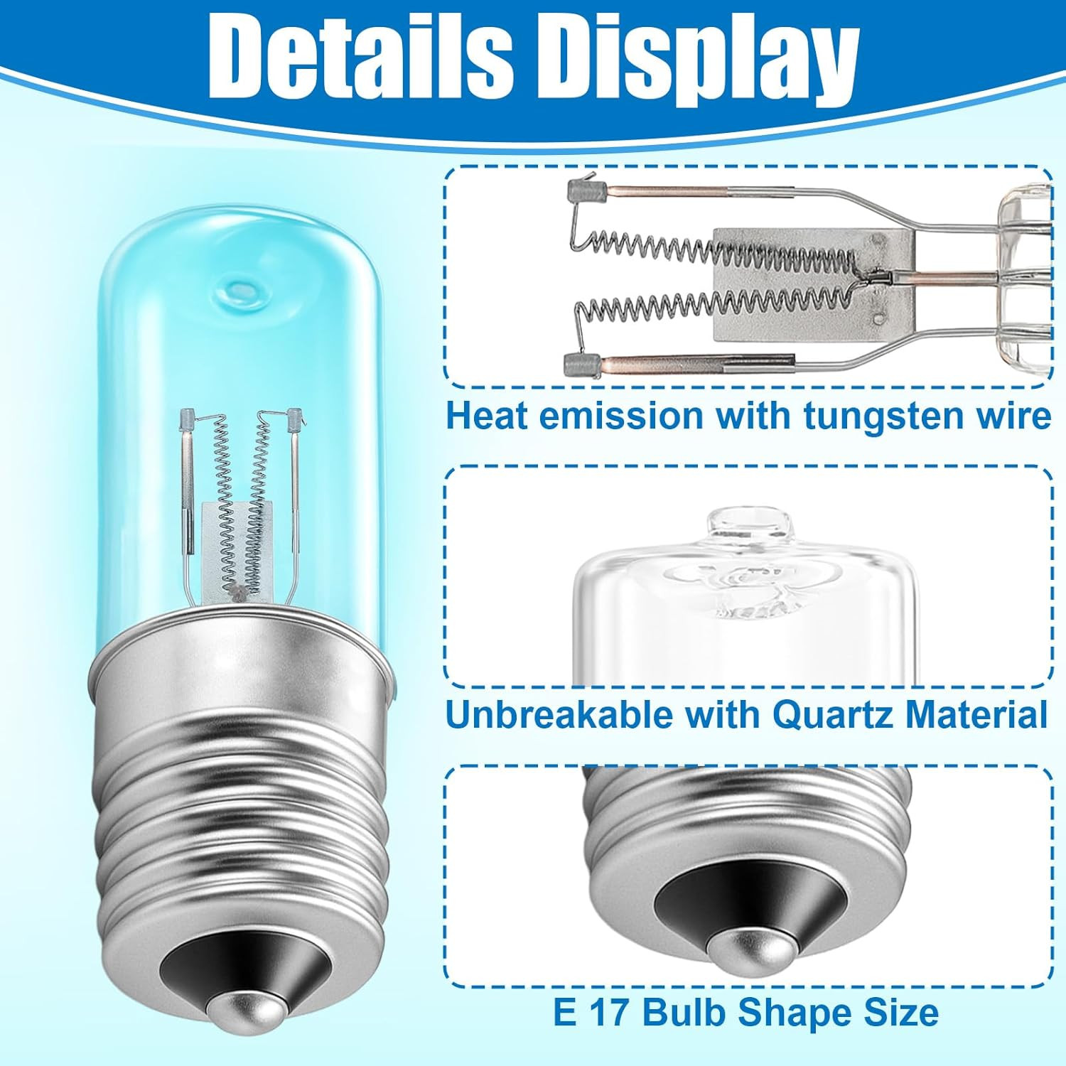 6 PCS LB1000 3W UVC Replacement Light Bulb Compatible with Guardian GG1100W GG10