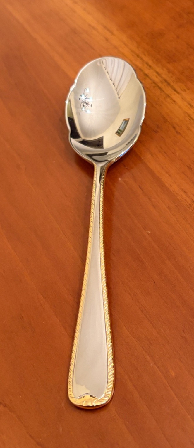 Gorham GOLDEN RIBBON EDGE Glossy 18/10 Vietnam Stainless Flatware – Choice