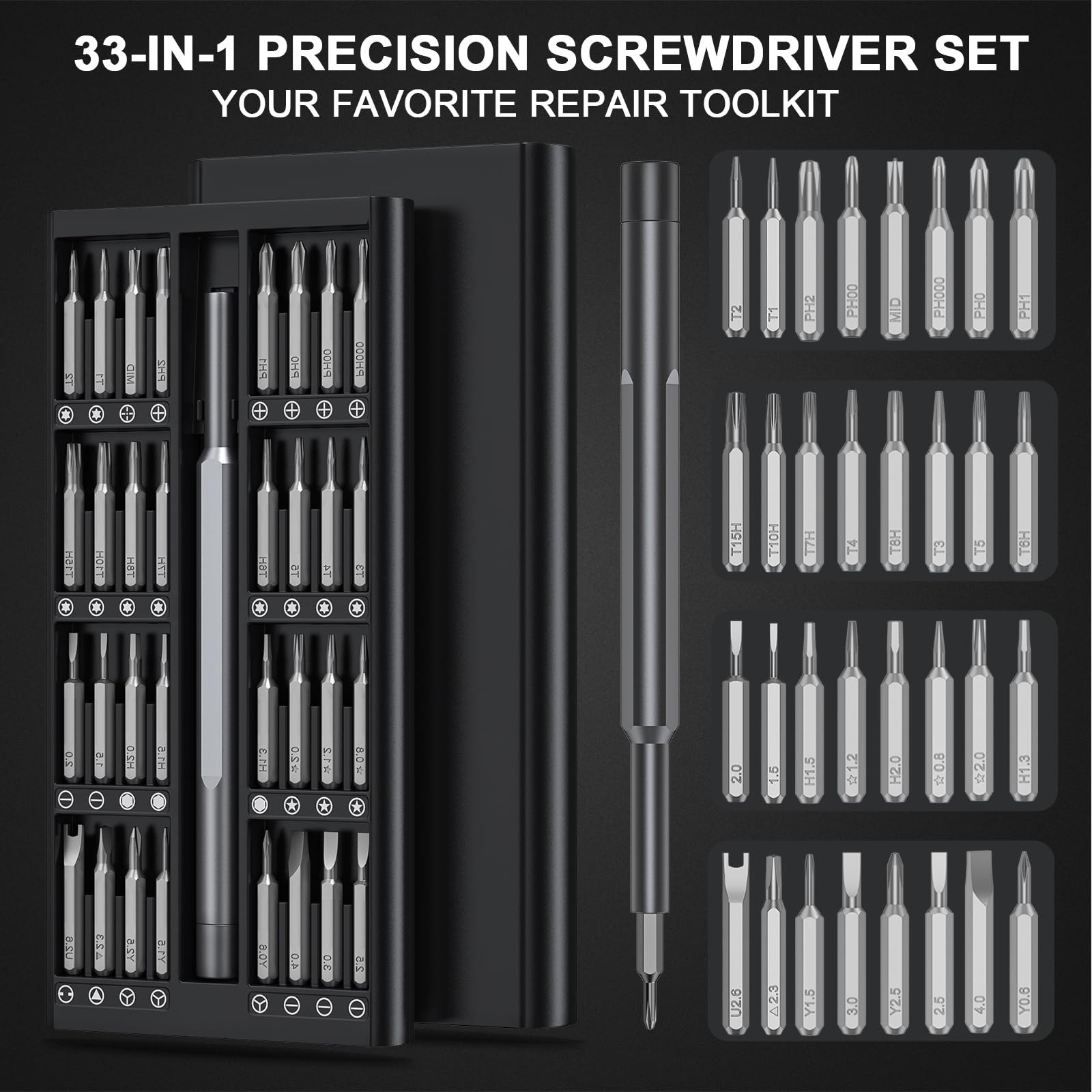 72-in-1 Precision Electric Screwdriver Set Cordless Tool for Phone Laptop Repair