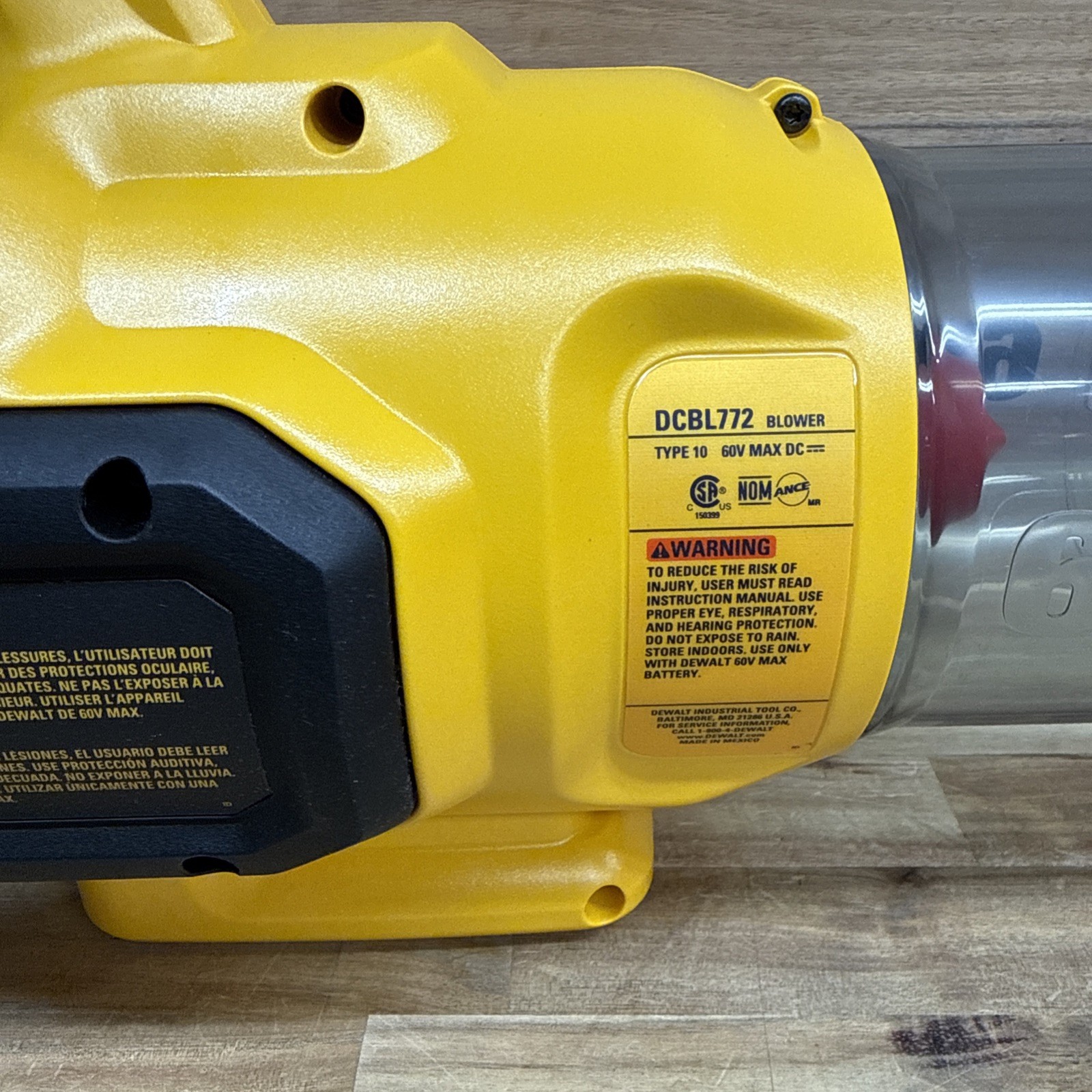DeWALT DCBL772B 60V FlexVolt Handheld Axial Blower Brushless – Tool Only – P4-25