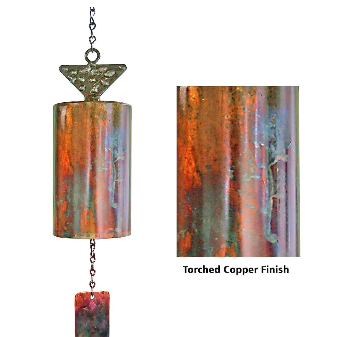 2 pack WindBell Hand-Forged Earthy Garden Bell