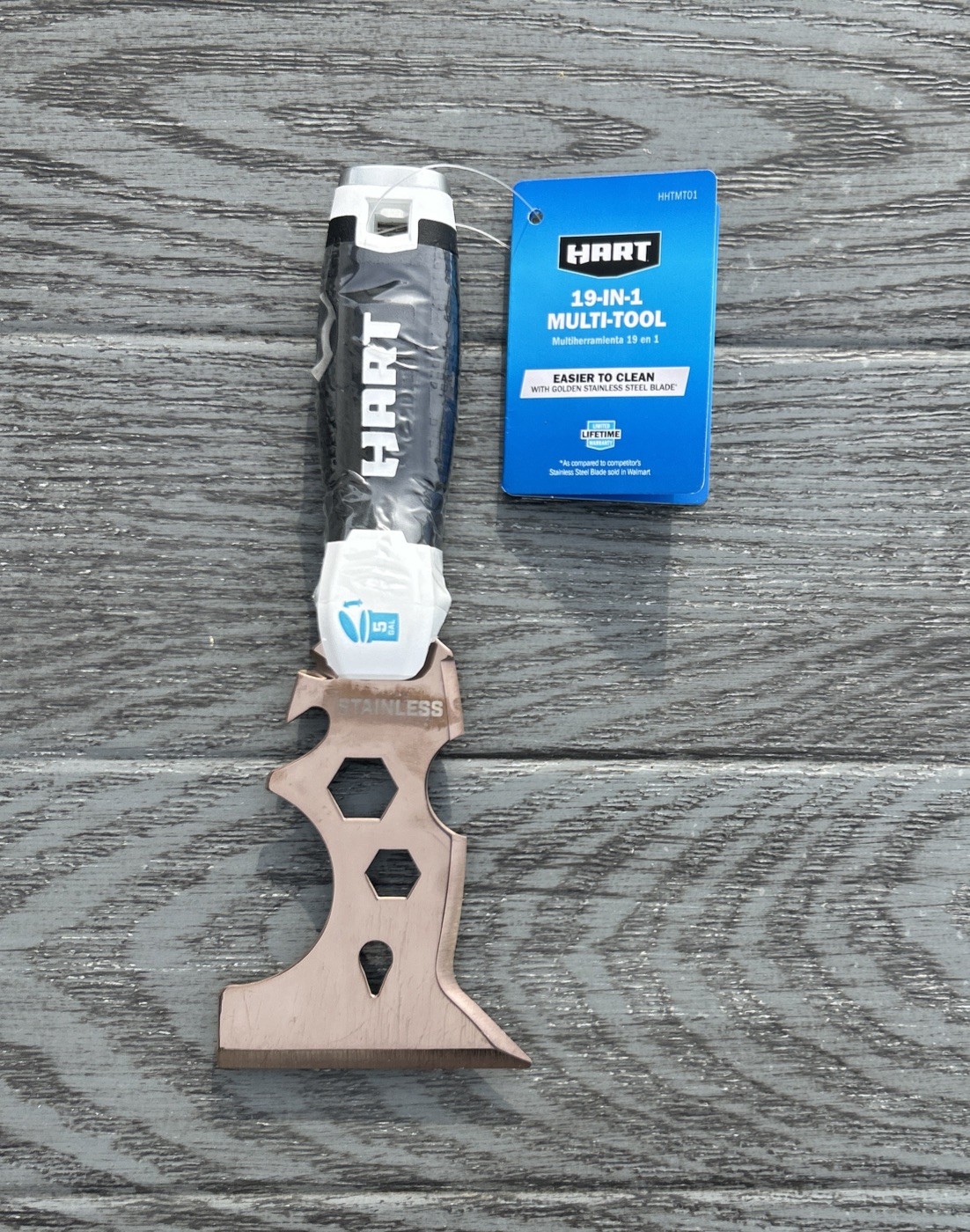 Hart 19-In-1 Multi-Tool Easier To Clean Golden Stainless Steel HHTMT01 New