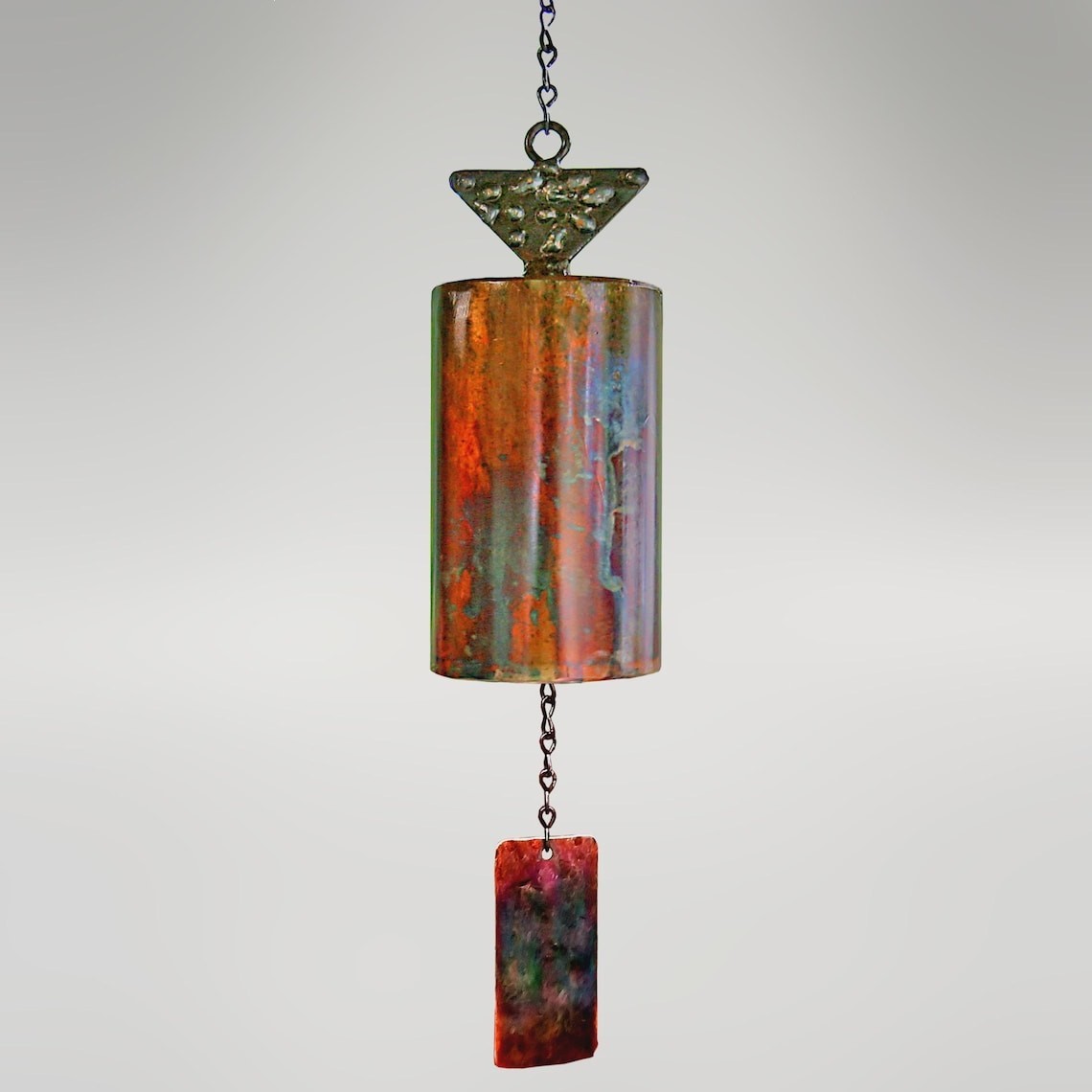 2 pack WindBell Hand-Forged Earthy Garden Bell