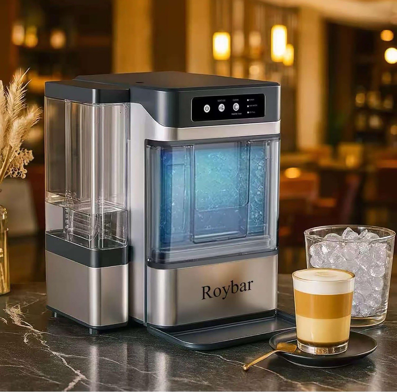 Large Capacity Ice Makers Countertop One-Click Operation Self-Cleaning Portable