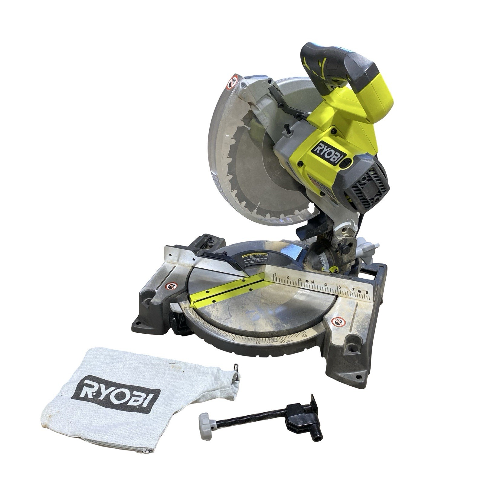 Ryobi 14 Amp Corded 10 in. Corded Electric Compound Miter Saw, TS1346