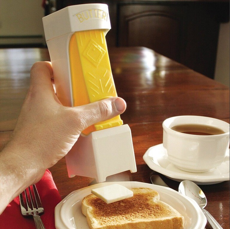 1PC Butter Cutter One-Click with Stainless Steel Blade Cheese Cutter