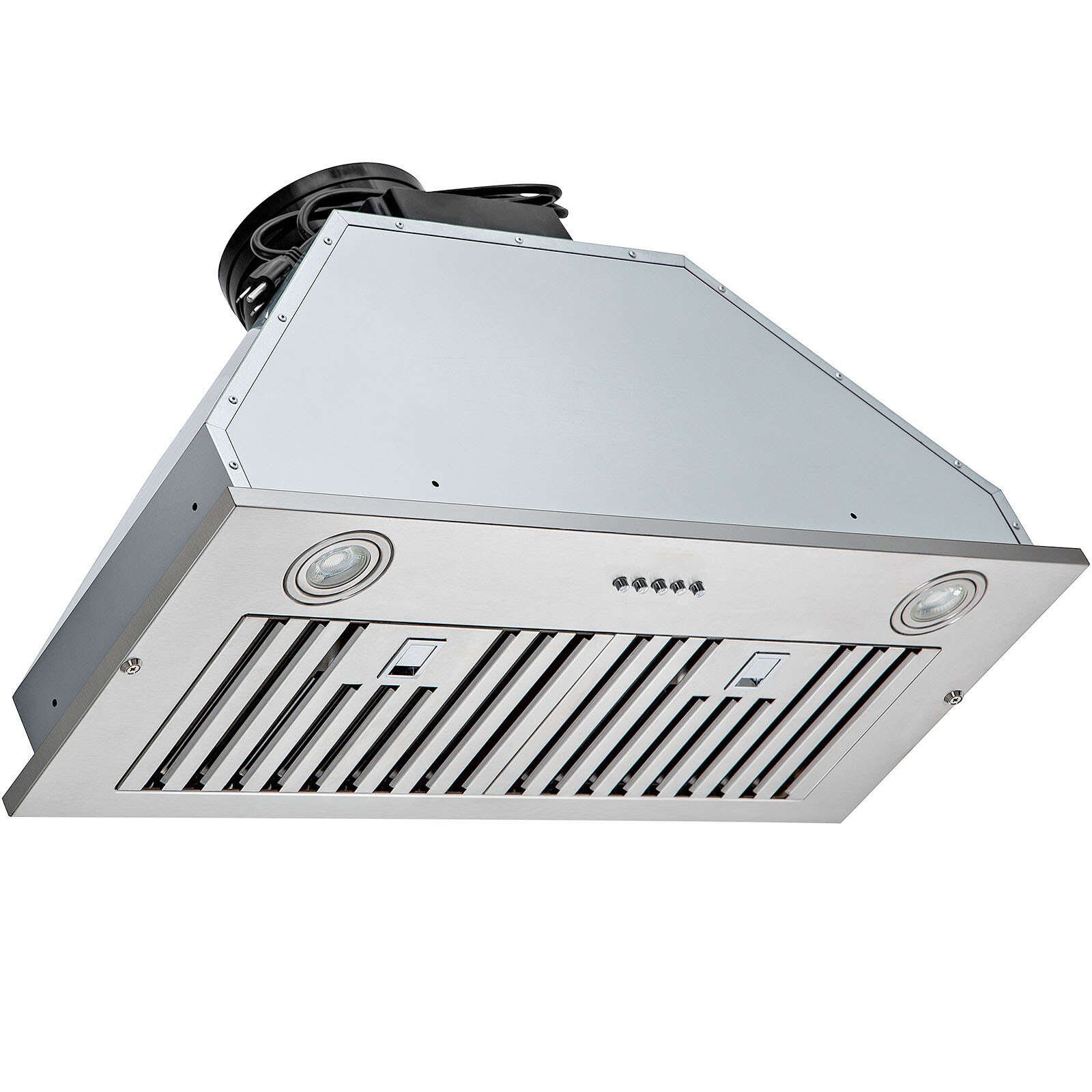 VEVOR 30″ Built-In/Insert Range Hood 800CFM 3-Speed Exhaust Fan Kitchen Stove
