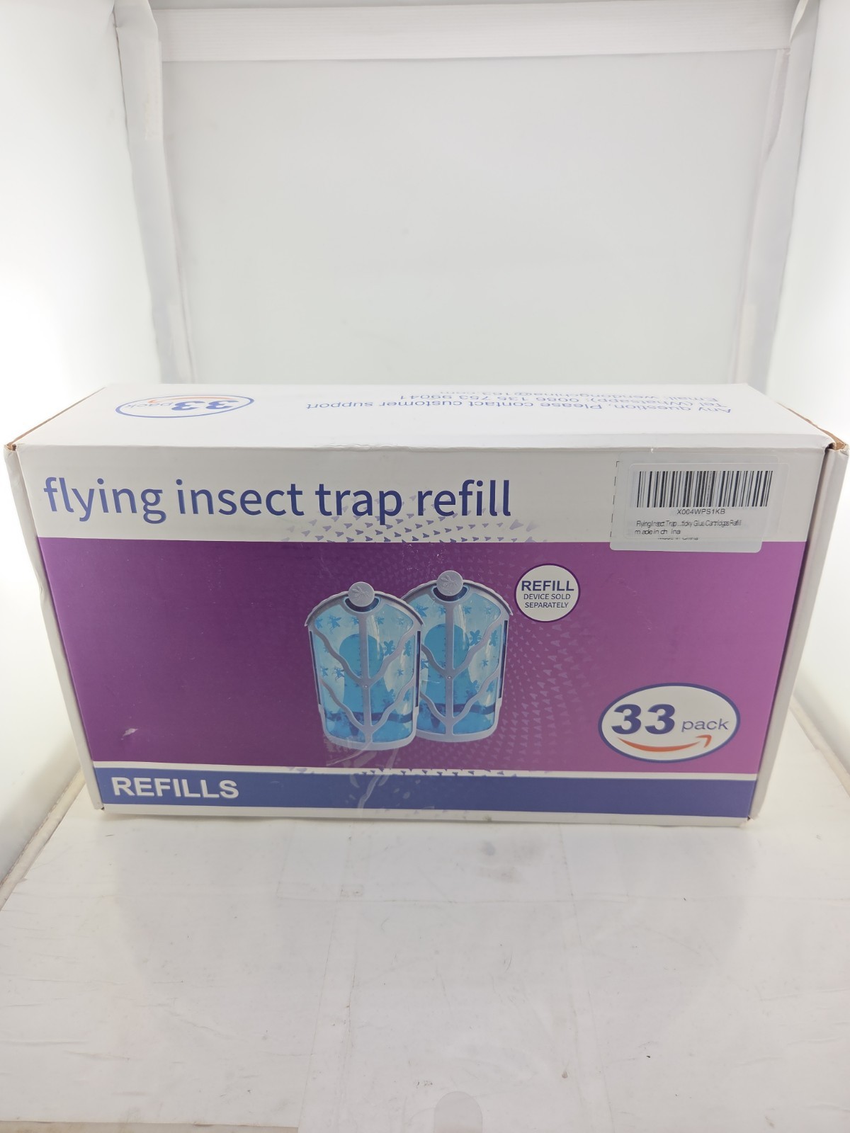 33 Pack Refill Cartridge Kit Compatible with Zevo M364 for Flying Insect Trap