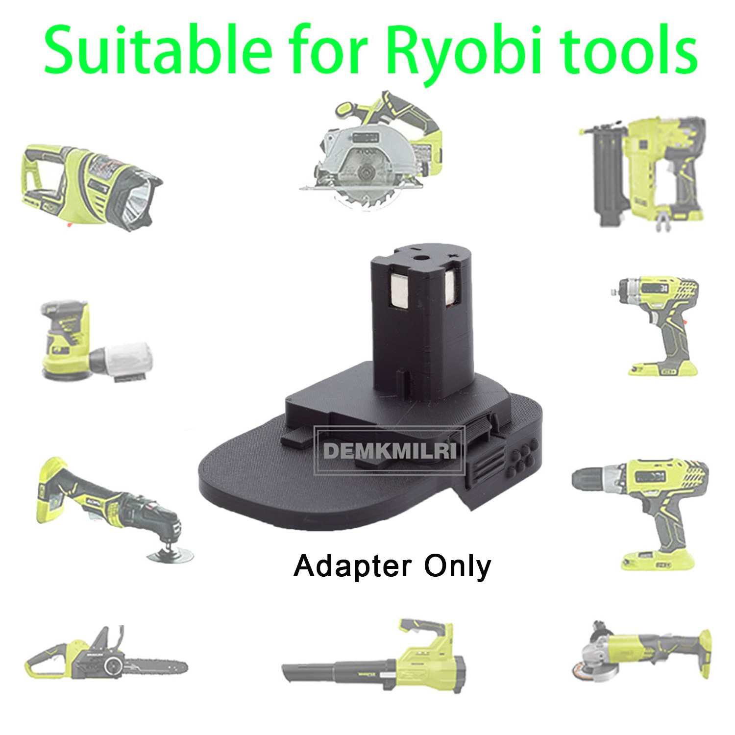 Battery Adapter For Ridgid 18V Li-ion Battery Convert to Ryobi 18V Power Tools