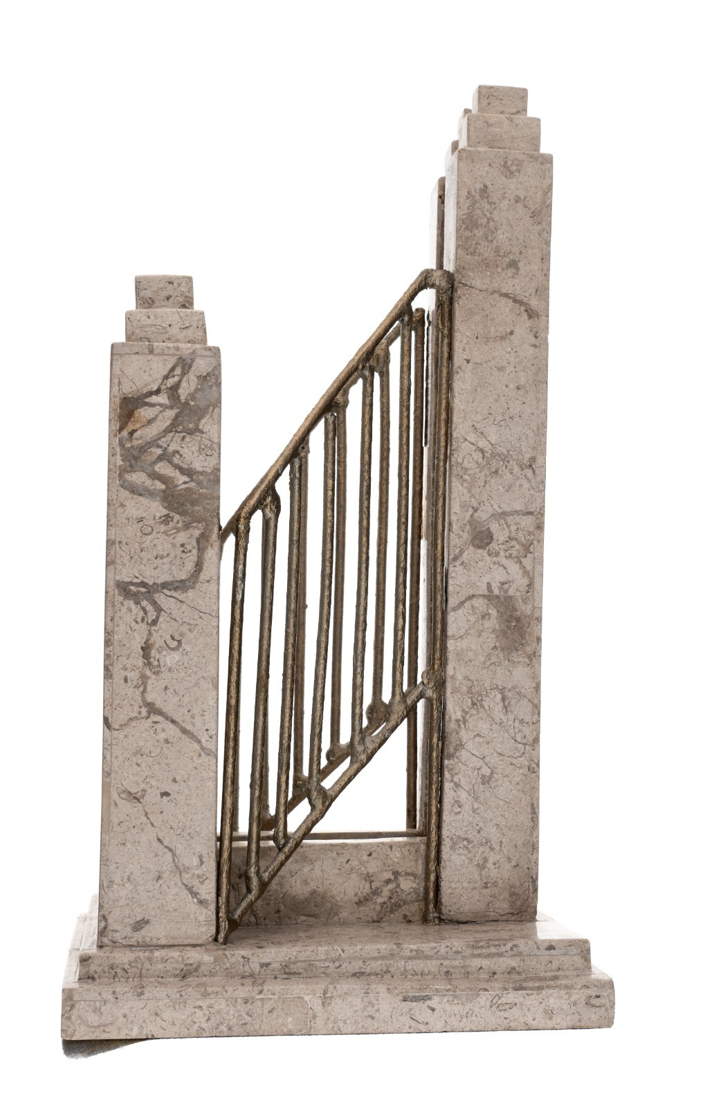 O.C. Tanner Display for Unknown Award Plaque of a Bridge / Staircase 11″ 3.5lbs