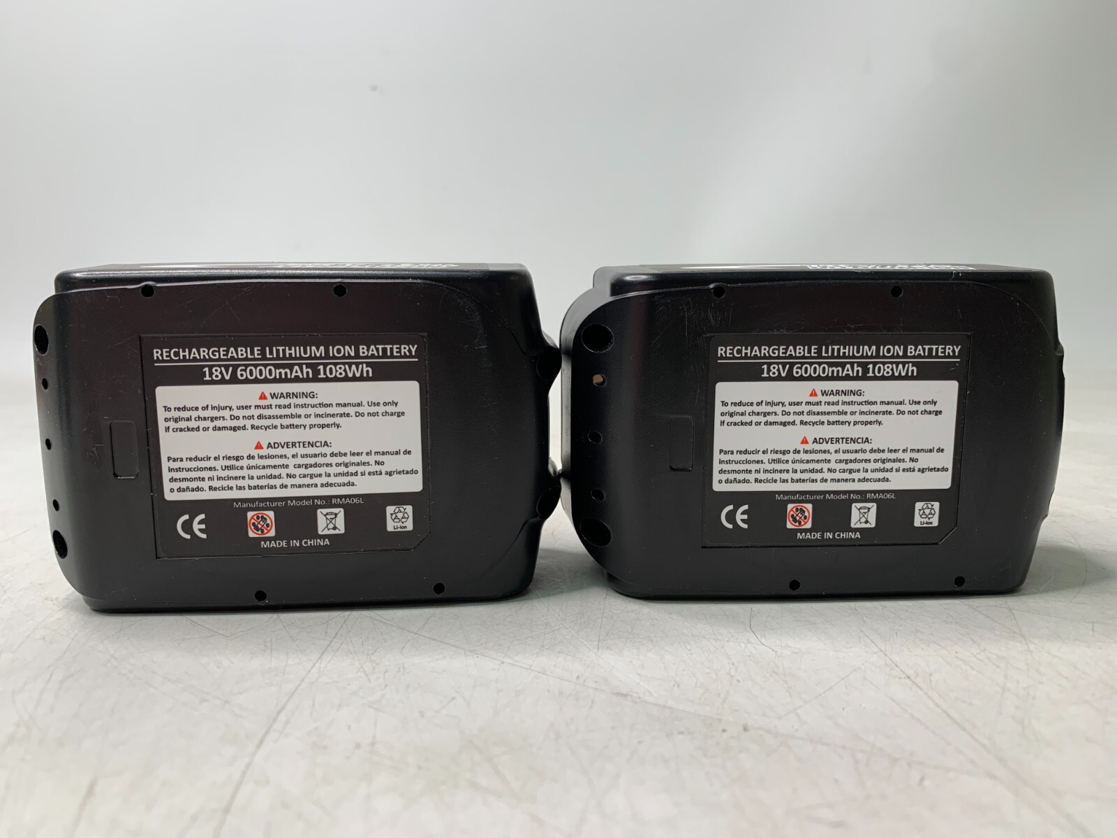 Lot of 2 18V 6.0AH LXT Battery For Makita Li-Ion W/ Charger