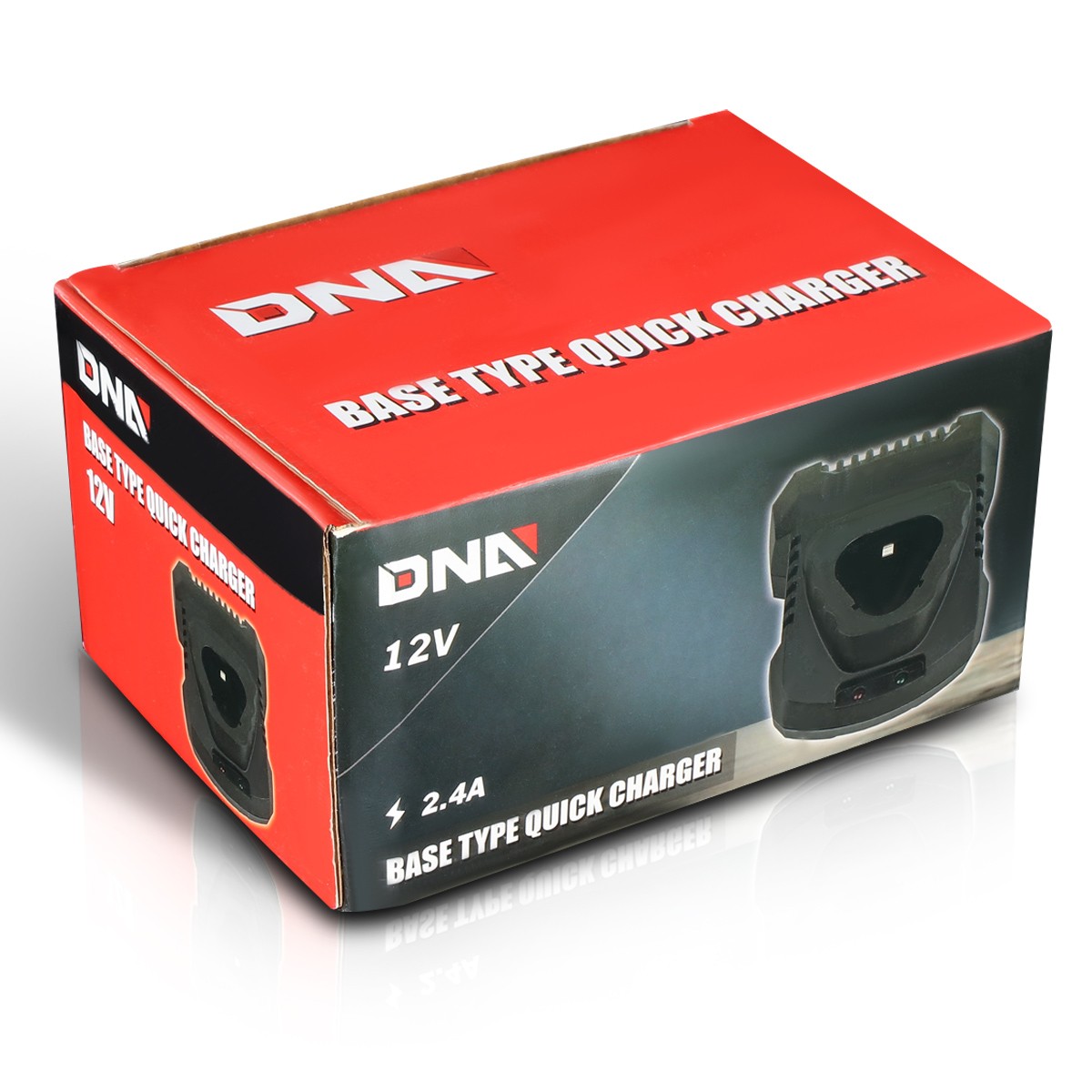 DNA Motoring 12V Base Type Lithium Ion Battery Quick Charger w/LED Indicator