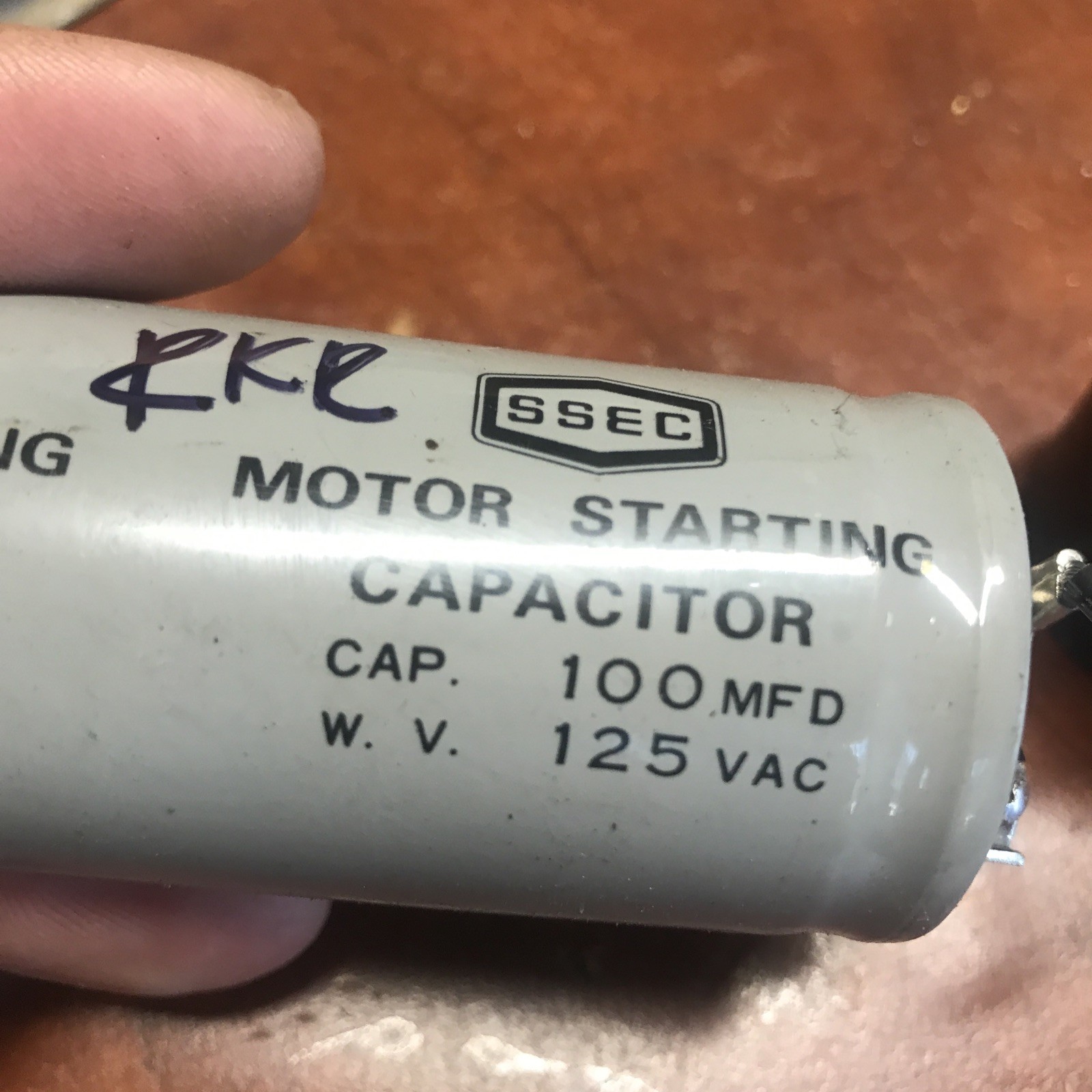 Use OEM Part Start Capacitor For Puma BPC-07-30 7.5G Elect. 100PSI Compressor