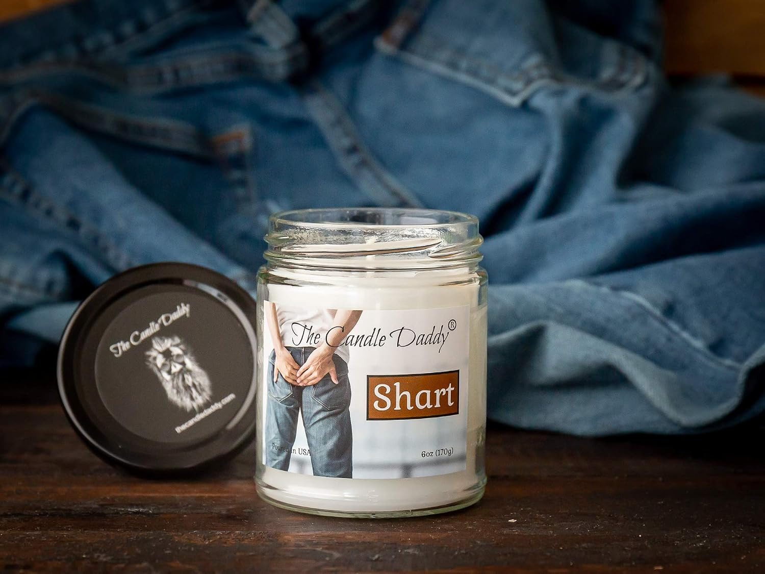 Terrible Scent Prank Candle, Funny Gag Gift, 6 Oz Jar