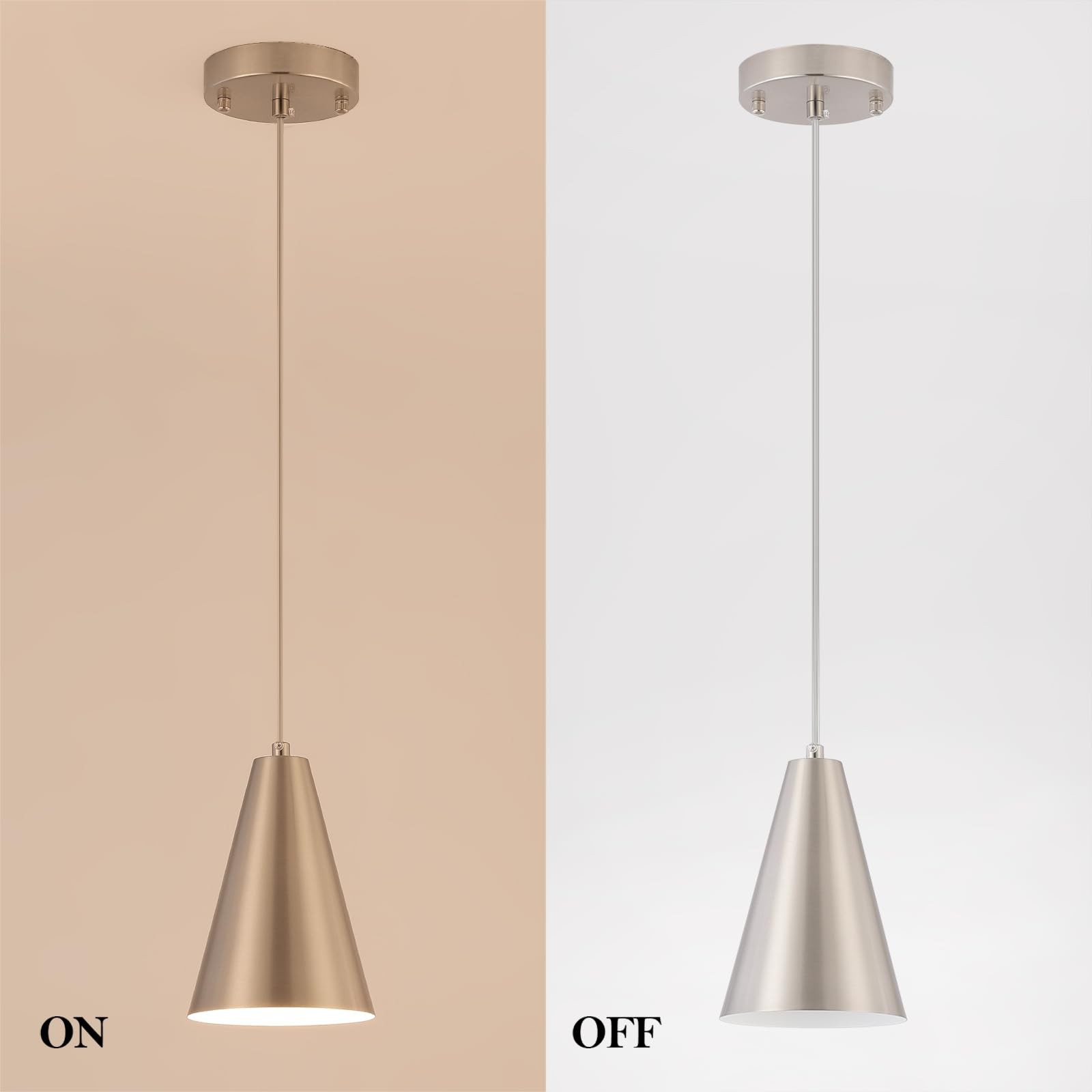 Brushed Nickel Pendant Lights Kitchen Island,Dining Room Light Fixtures Over Tab