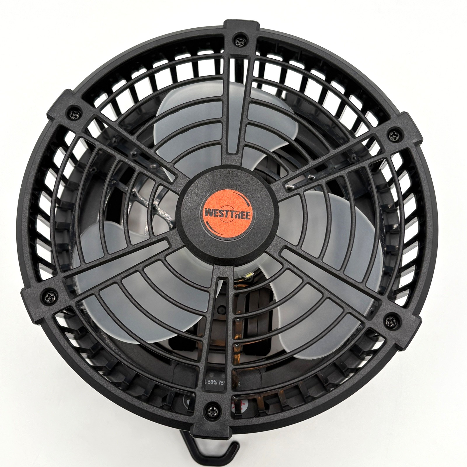 Westtree Portable Rechargeable Fan 6000mAh Black Stepless Speed