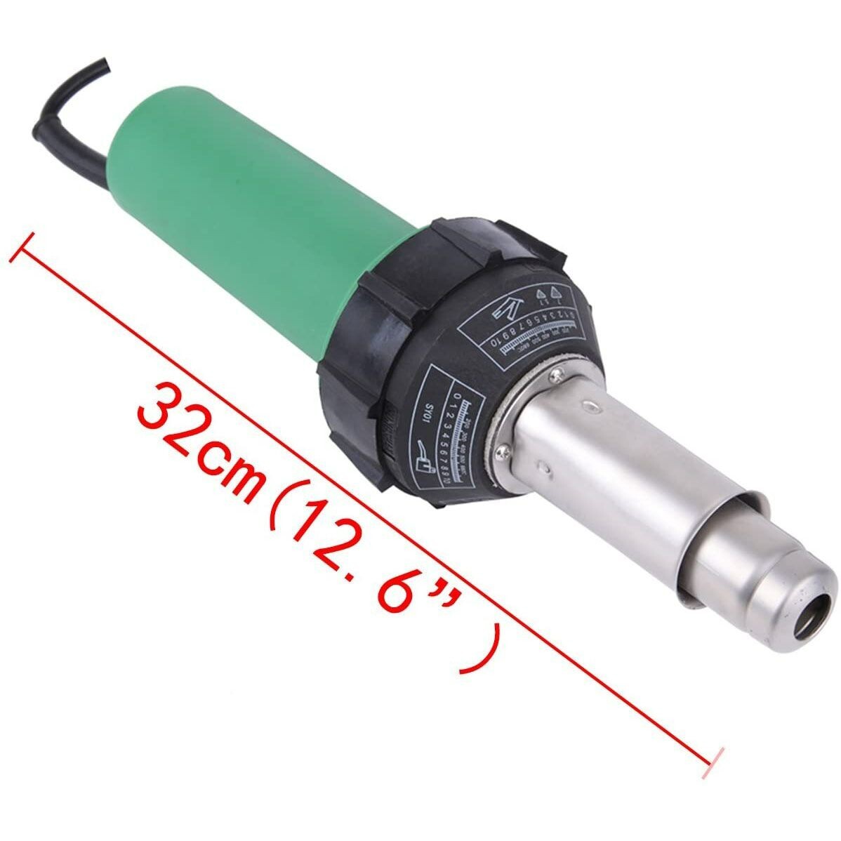 120V Professional 1600W Heat Gun Hot Air Torch Plastic Welder TPO PVC Tool