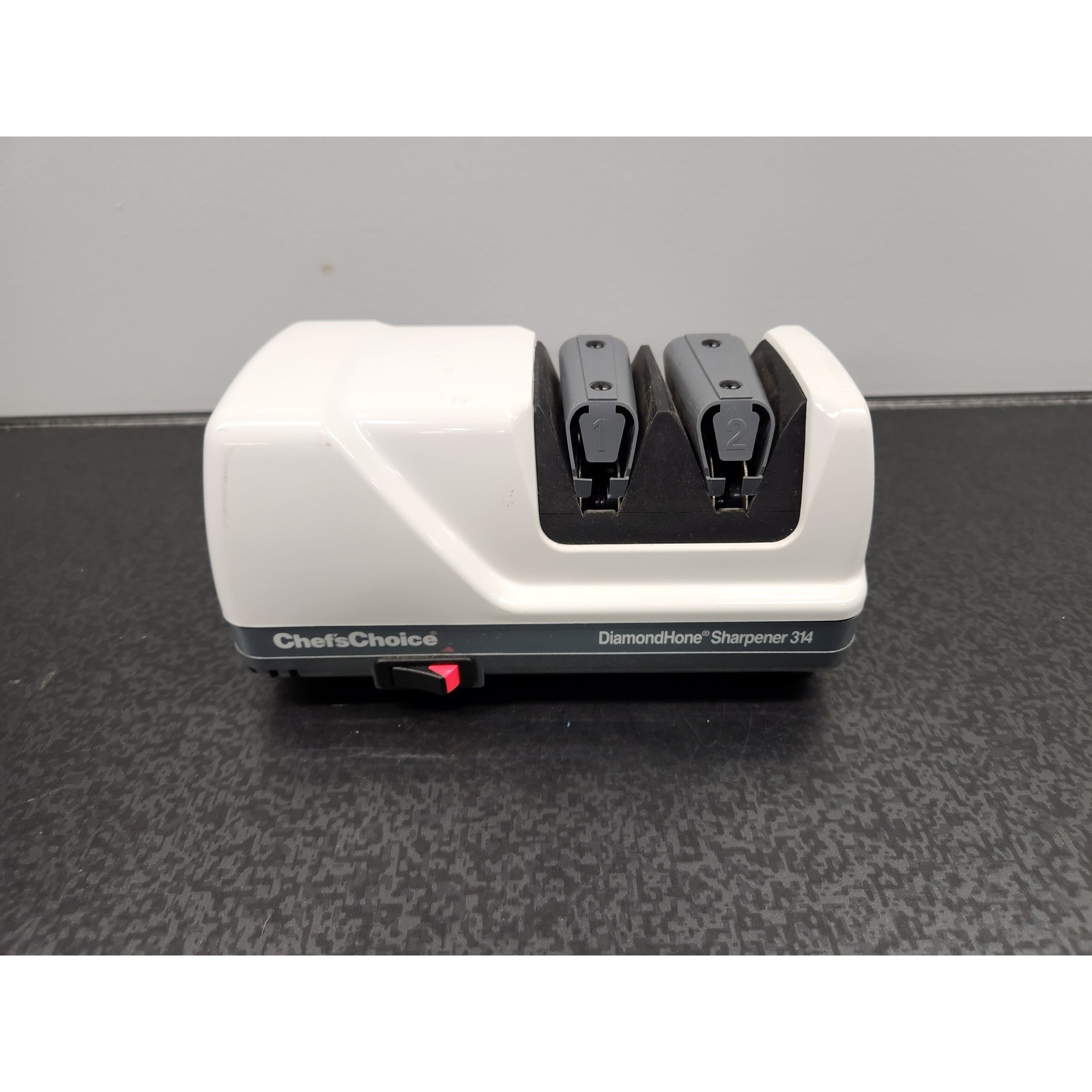 ChefsChoice Diamond Hone Sharpener 314 Electric Knife Sharpener White Gray 120W