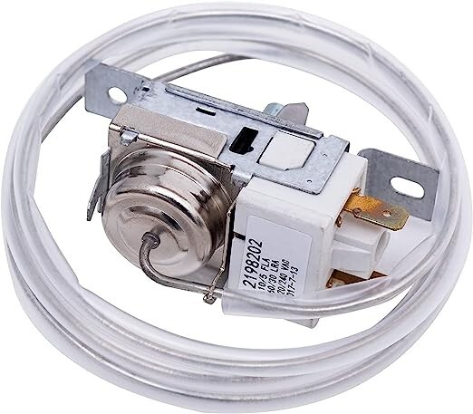 2198202 Refrigerator Thermostat Control, Sears ,Whirlpool Kenmore 1110552 1-PACK