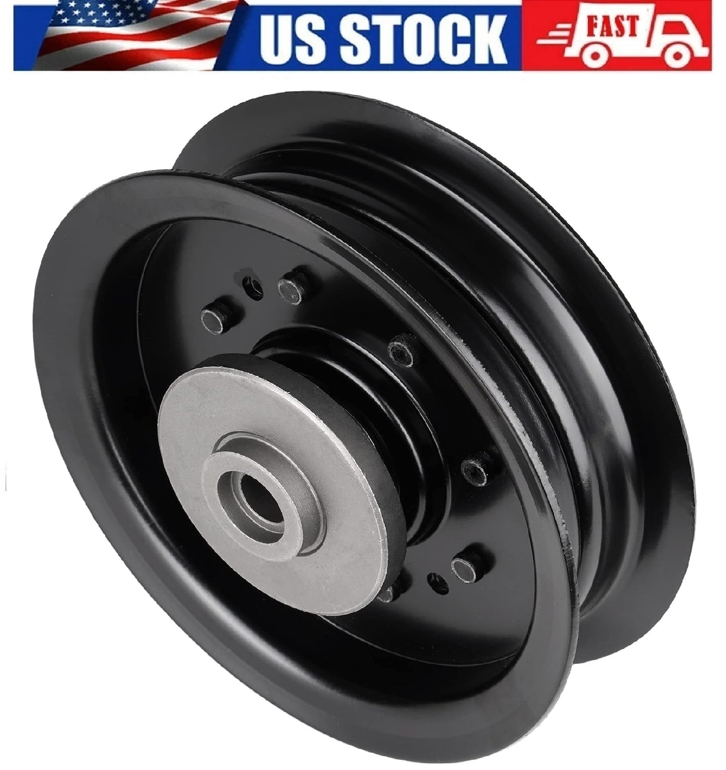Flat Idler Pulley 54″ For Husqvarna YTH26V54 YTH2754 Z254F Z254i YTH2454 54 Deck