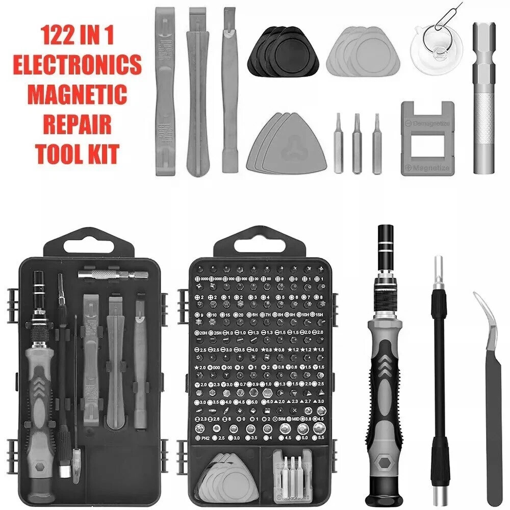 122 in 1 Precision Screwdriver Set Computer Repair Tool Kit Phone Magnetic Bit