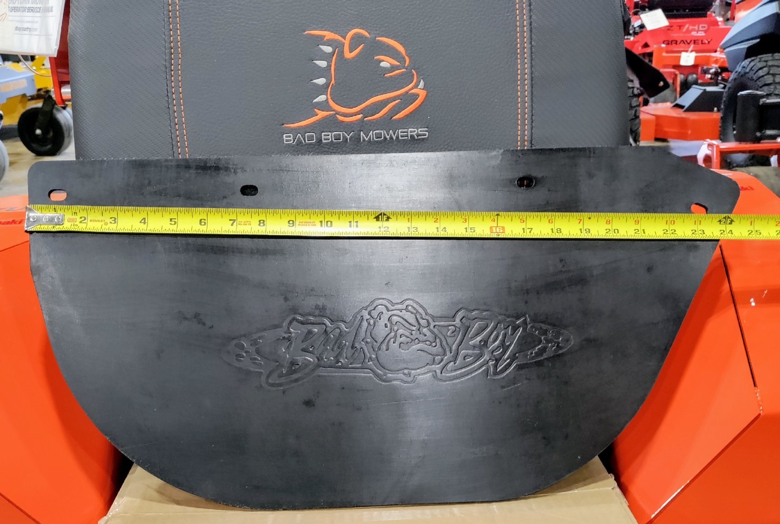 NEW OEM BAD BOY RUBBER DISCHARGE CHUTE, USED ON SEVERAL MODELS #210-6014-00