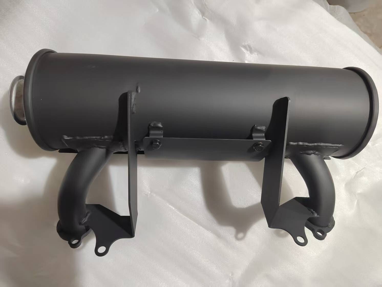Muffler Compatible with Briggs & Stratton BS 29-35HP Exhaust Motor Starter Side