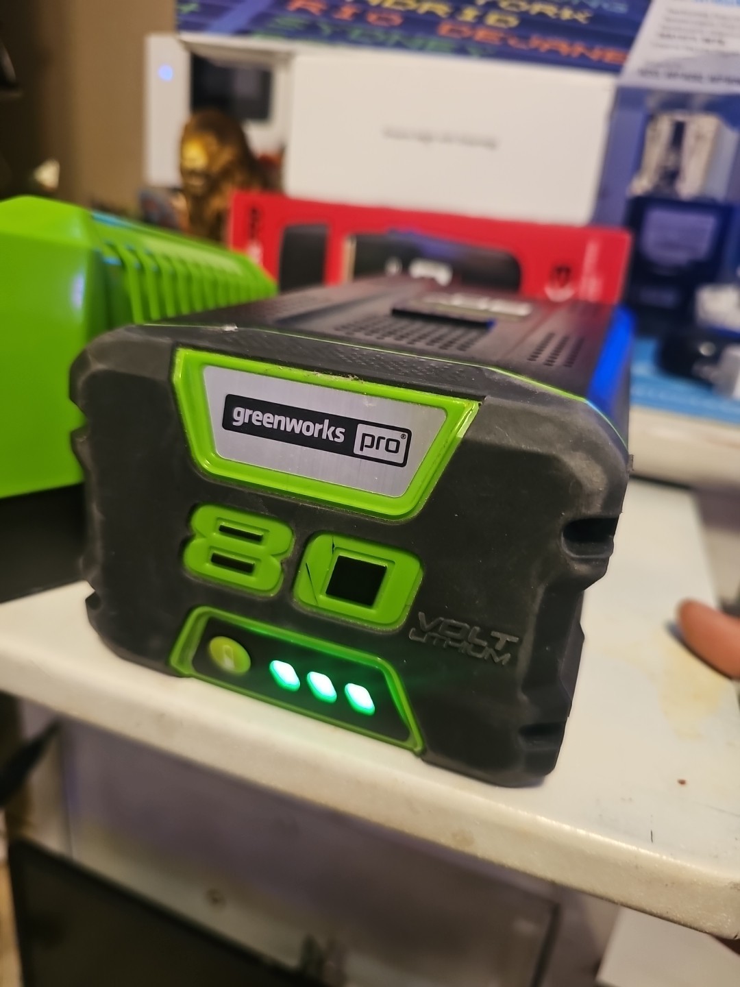 Greenworks Pro 80V Lithium-ion Battery 4AH BAB727 & Charger Fully Tested