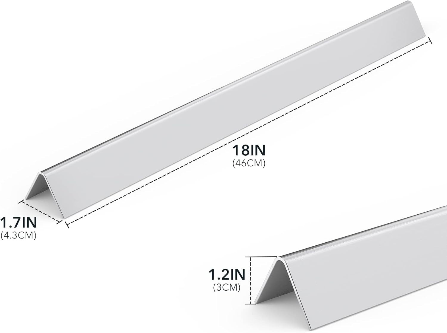Stanbroil 18 Inch Flavorizer Bars for Weber Summit 400 Series – Stainless Steel