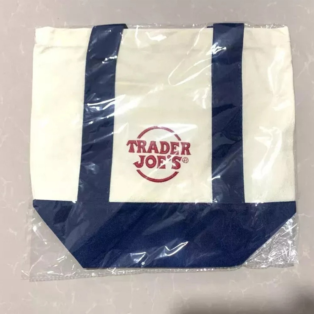 Trader Joe’s Mini Canvas Reusable Tote Bags Colorful Canvas Tote Bag 4 Colors US