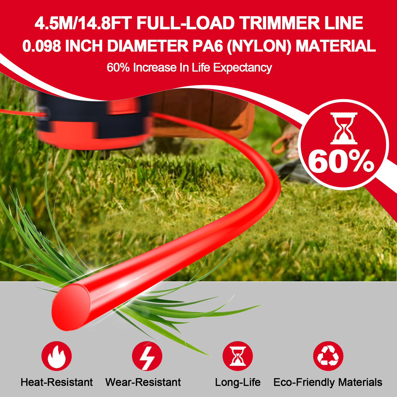 High Quality Trimmer Head Fits Milwaukee M18 String Trimmers Weed Eater Head