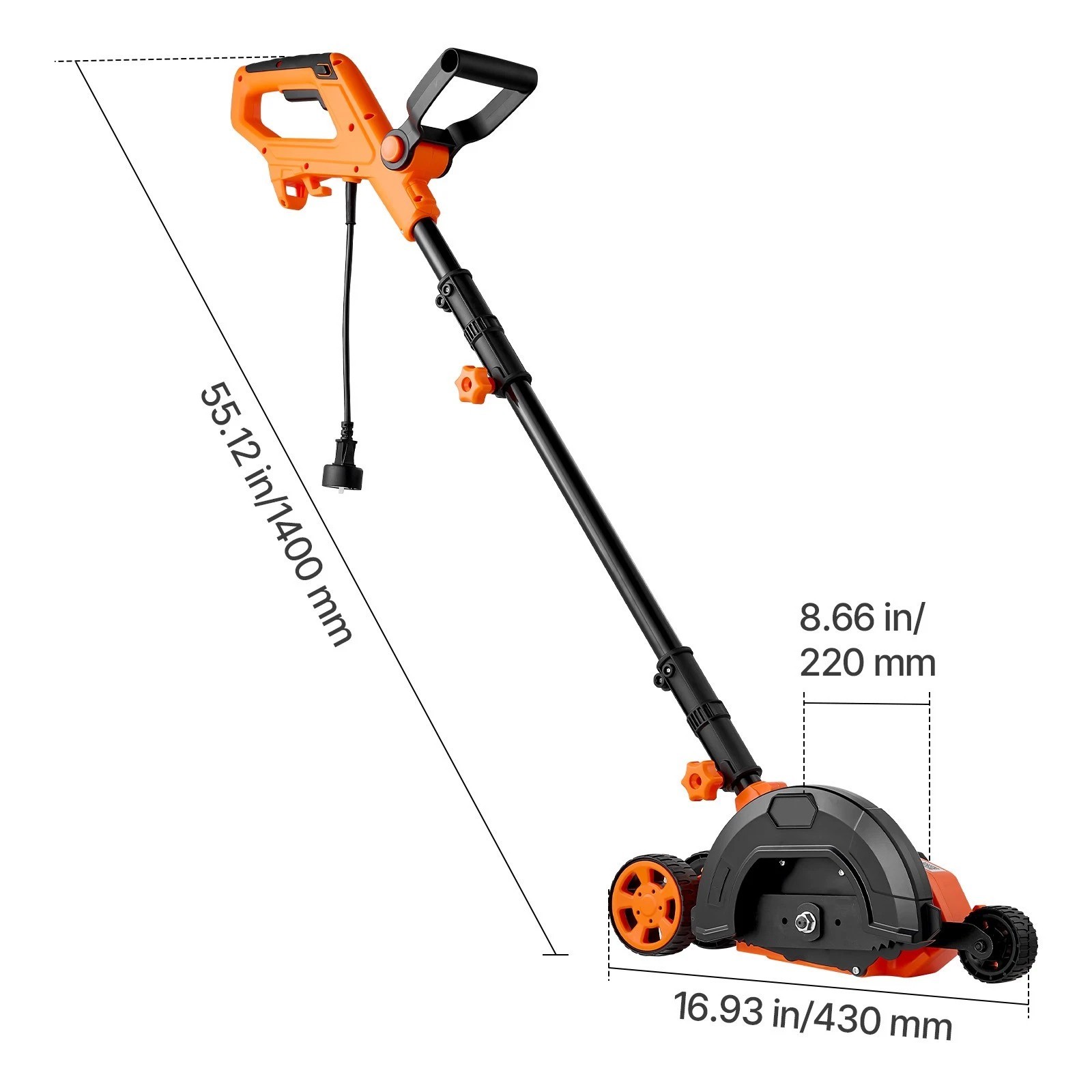 Uimoso Electric Lawn Edger with 8-inch Blade, 12 Amp Motor, 4000 RPM