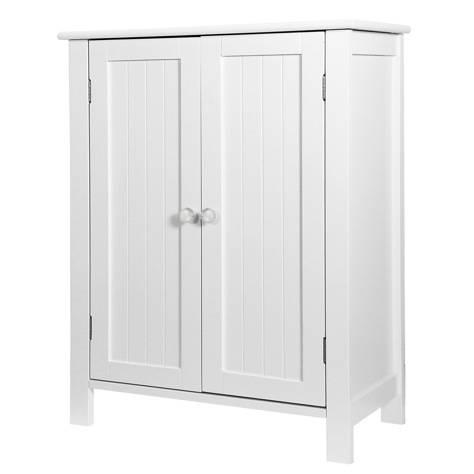 Bathroom Floor Storage Cabinet with 2 Adjustable Shelf Free Standing Kitchen