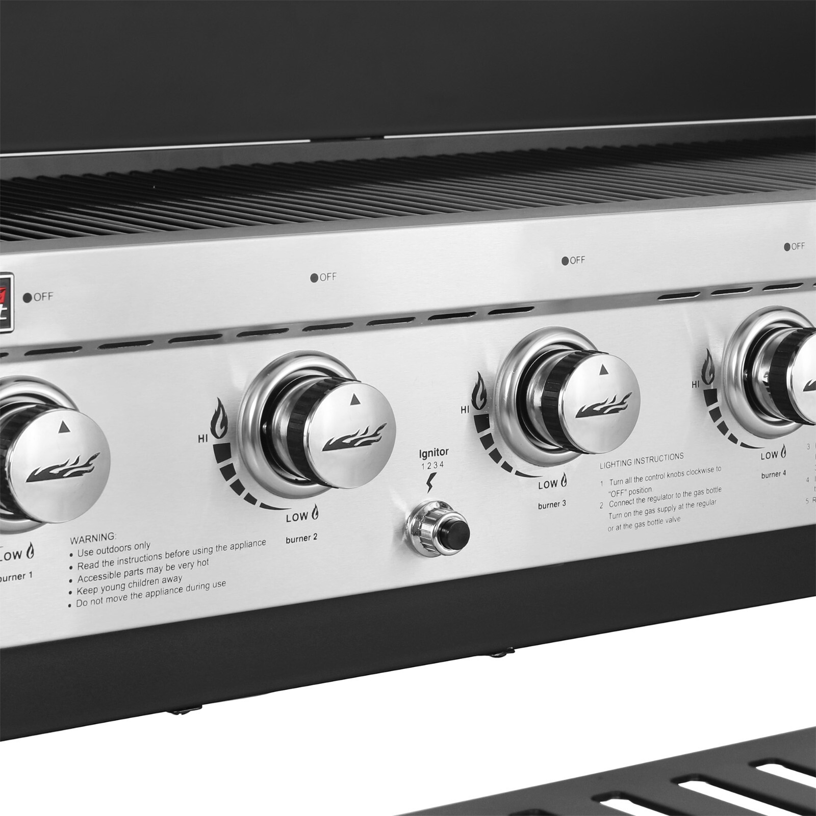 Royal Gourmet Large Event 8-Burner Propane Gas Grill with Barbecue Cover Outdoor