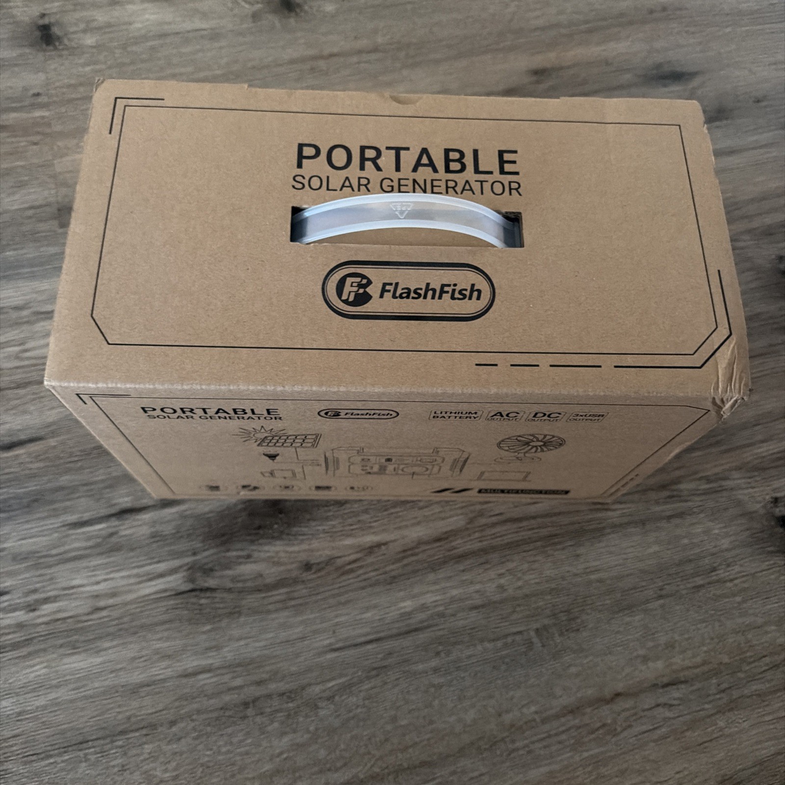 Flashfish 200W 151Wh E200 Portable Power Station With Solar Panel 60W US Stock