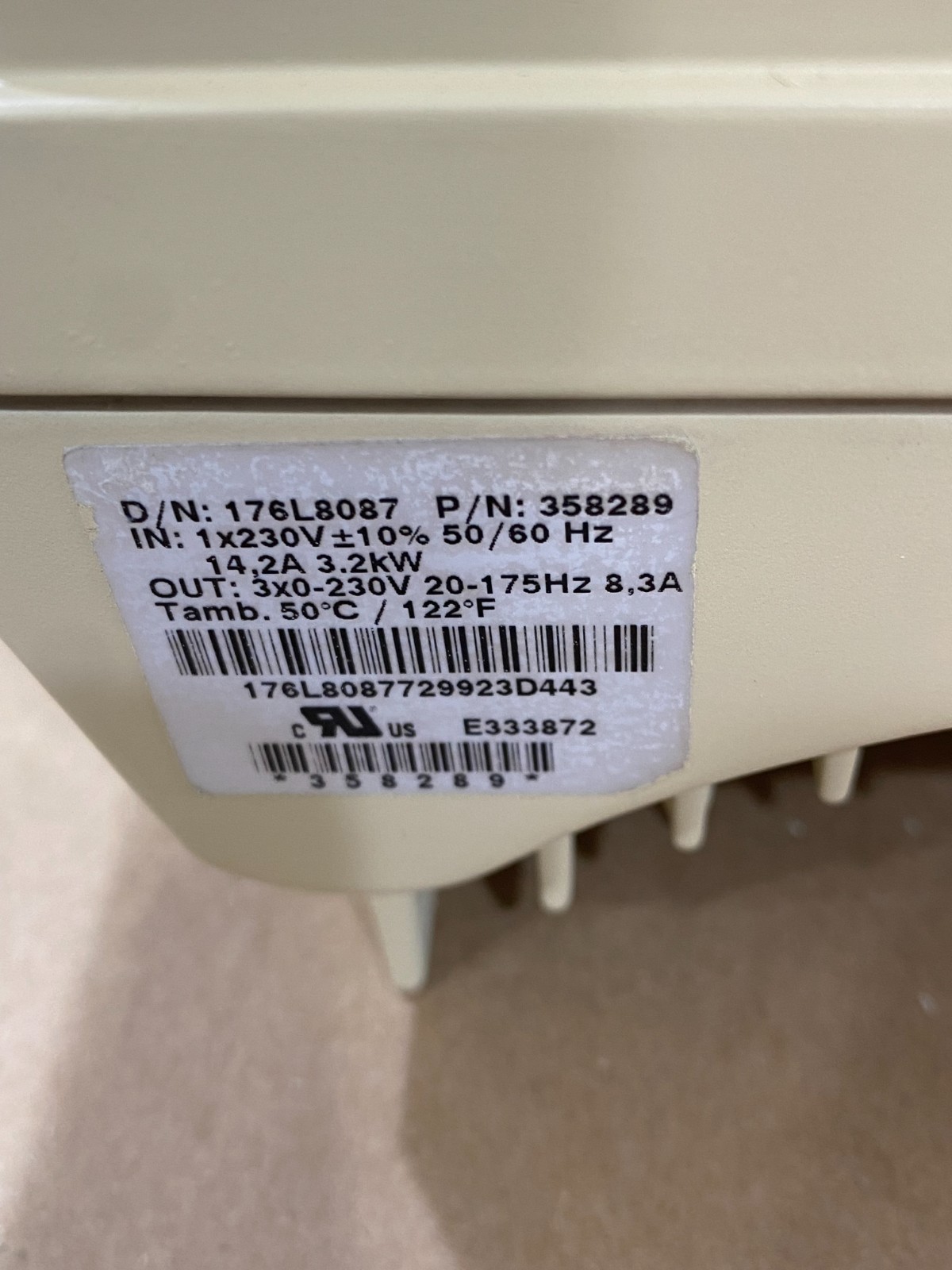 PENTAIR INTELLIFLO DRIVE 358289 WILL REPLACE 358290 DRIVE (READ DESCRIPTION)
