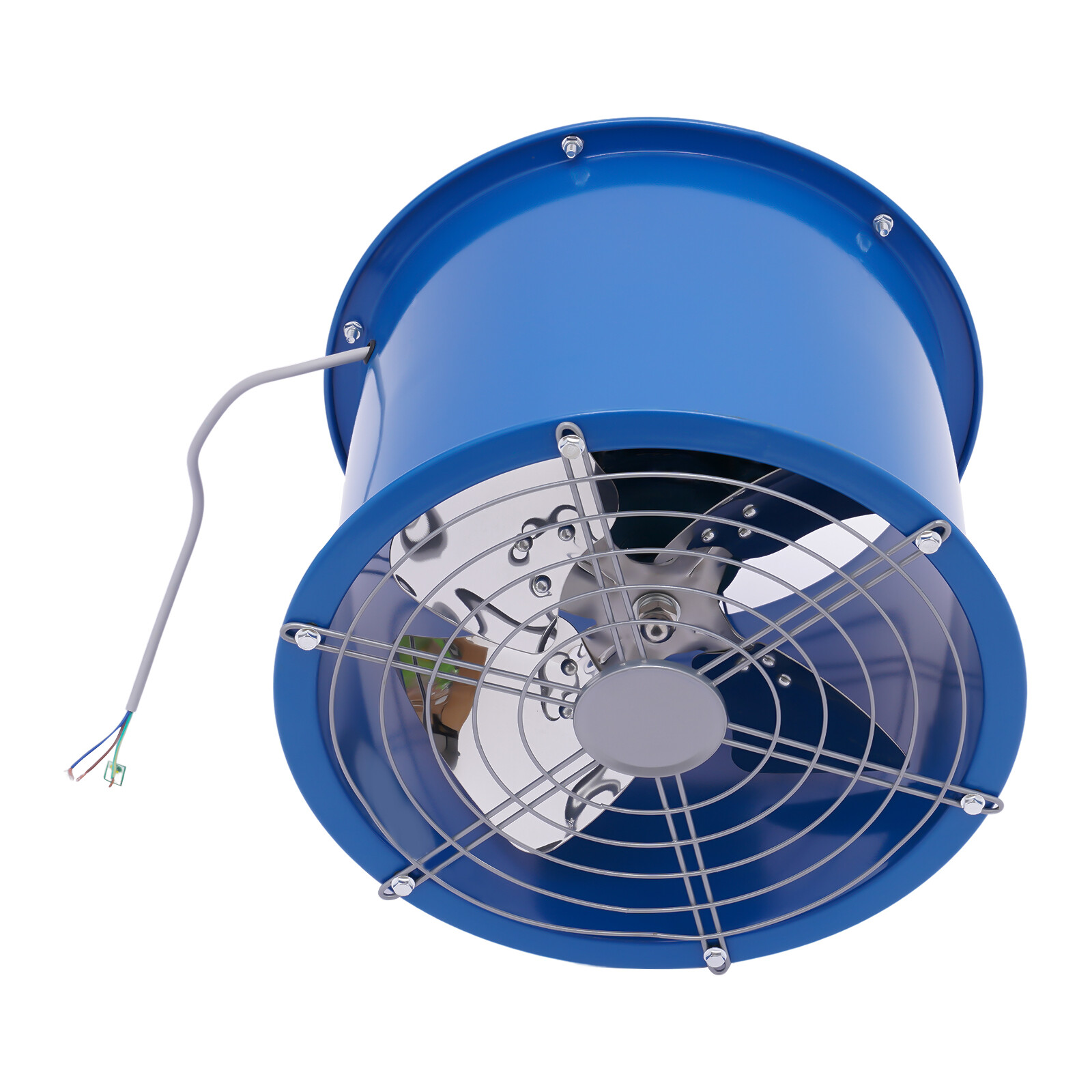 16″ Axial Fan Cylinder Pipe Spray Booth Paint Fumes Exhaust Fan !