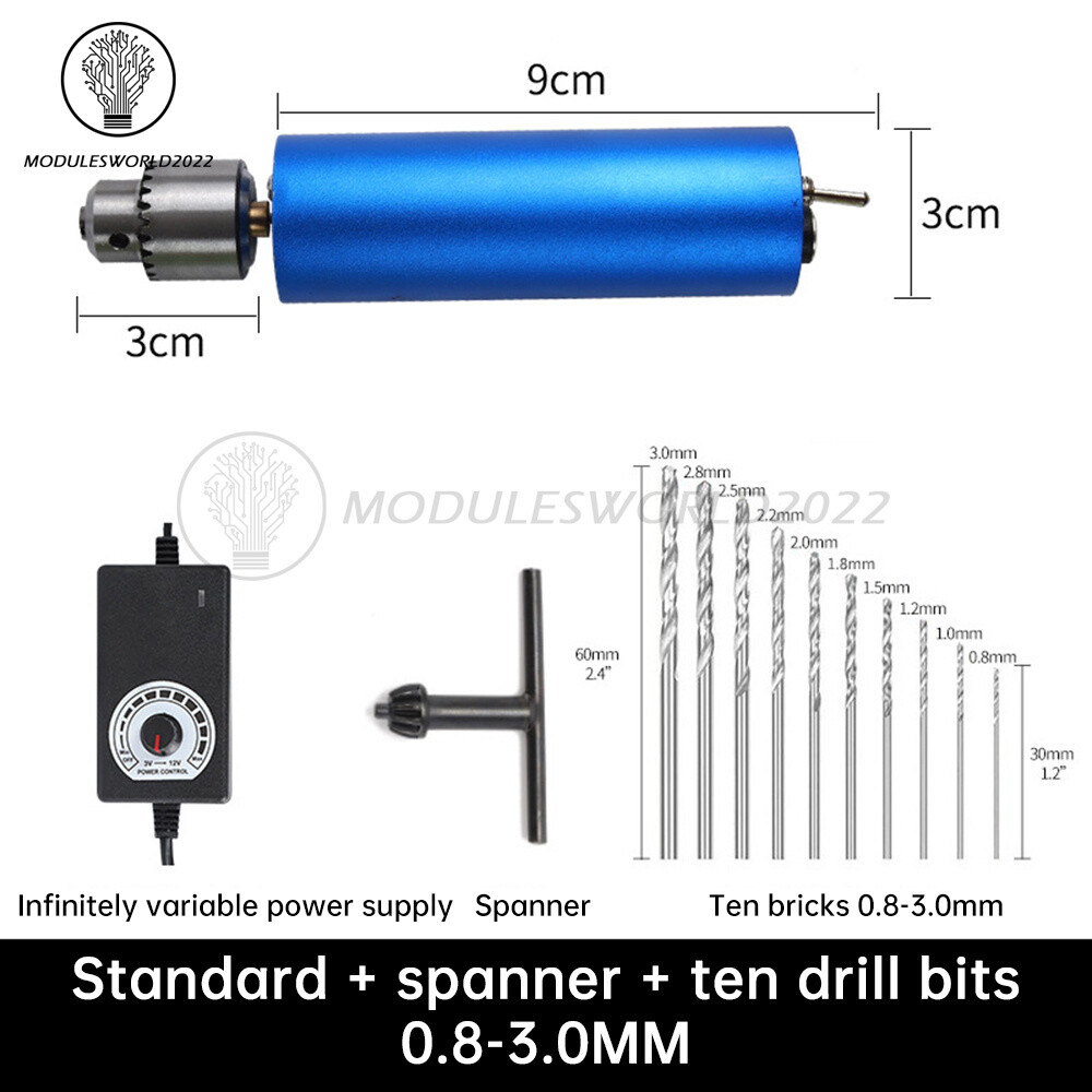 Handheld Mini Metal Electric Grinder Polishing Engraving Stepless Speed Control