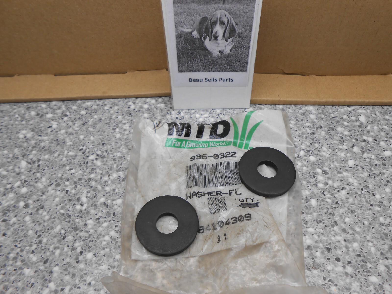MTD 936-0322 736-0322 Flat Washer .445″ x 1.248″ .170″ OEM Lot of 2