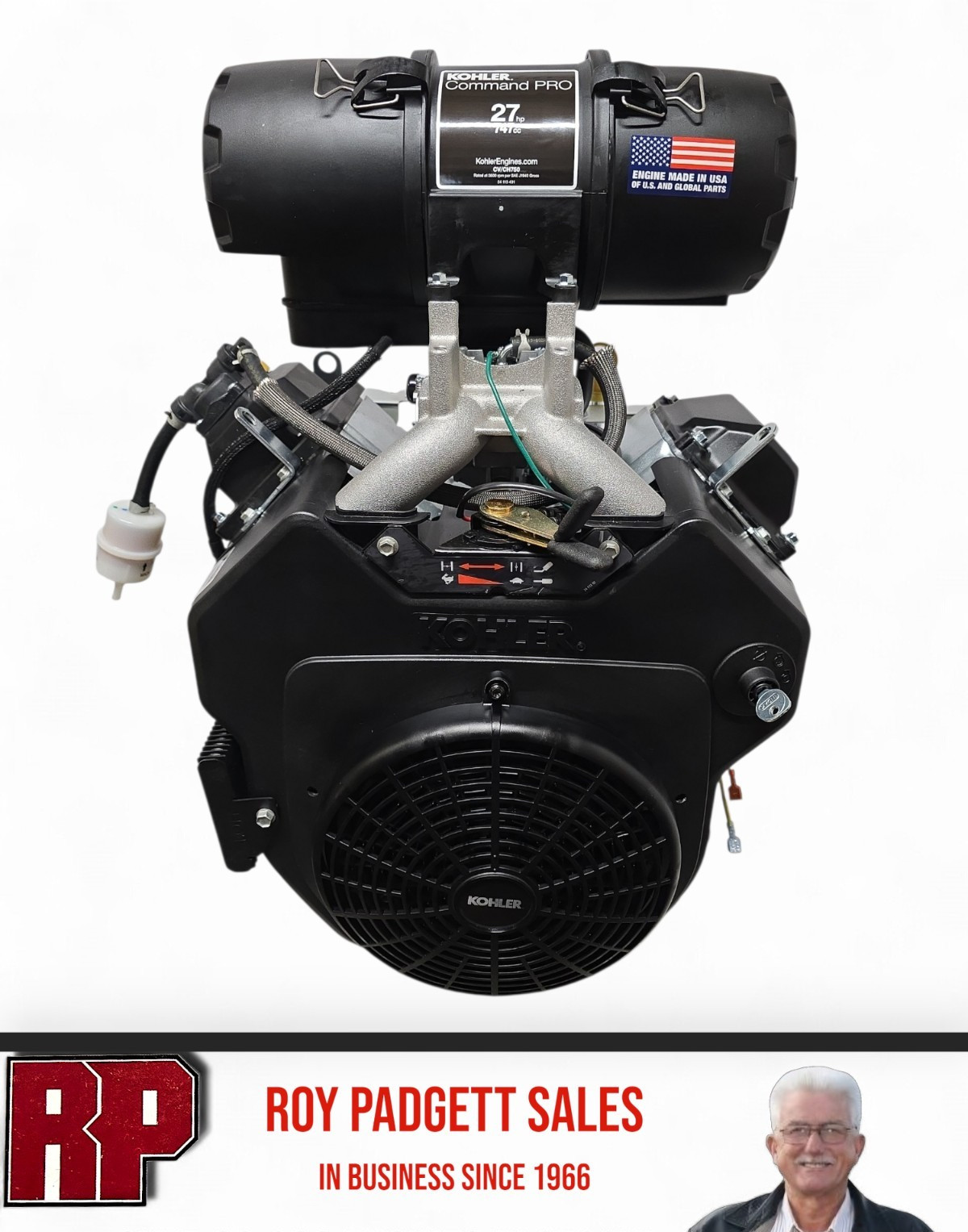 Kohler CH750-0039 27HP Command PRO Horizontal Engine 1-7/16″ X 4.46″ Shaft