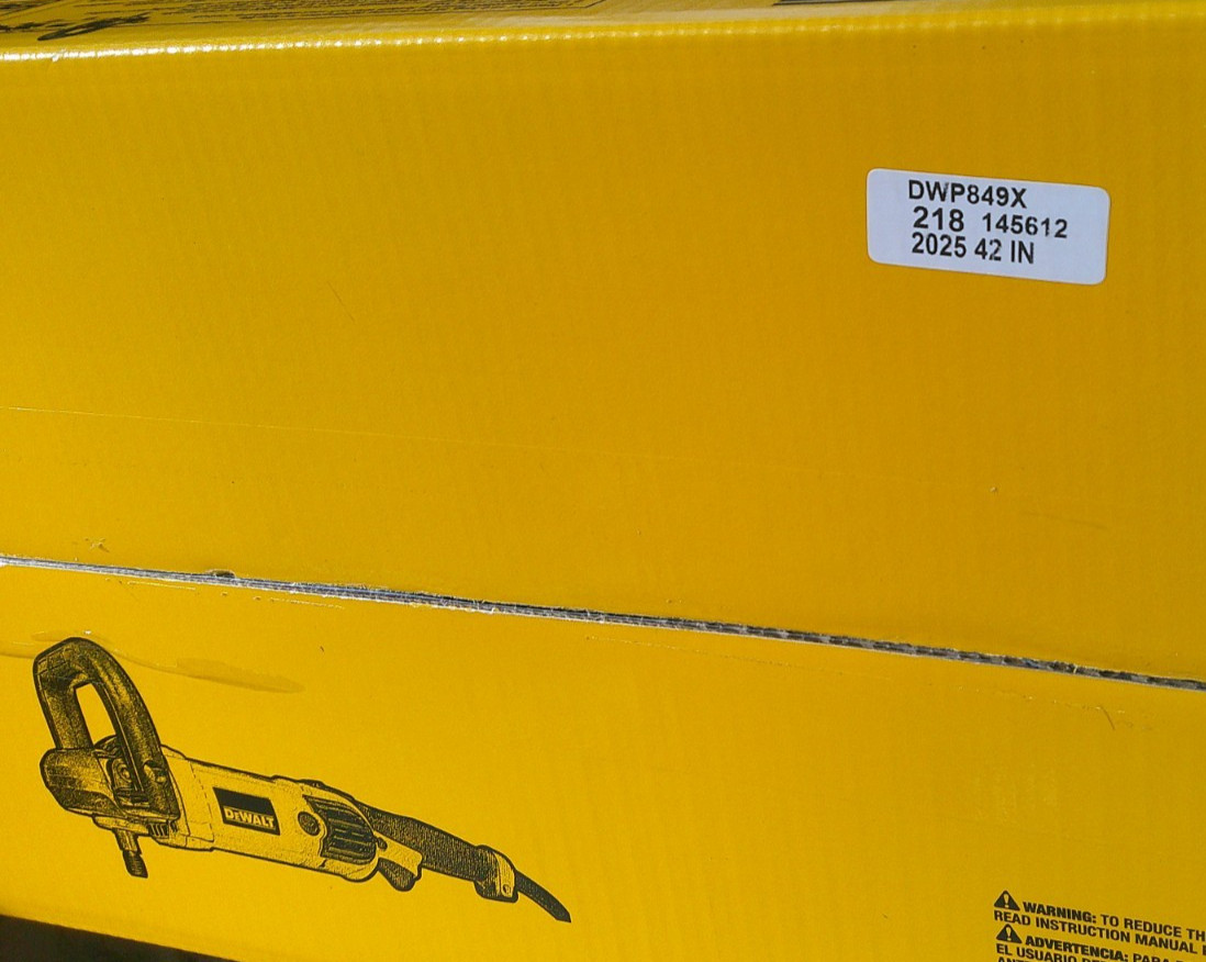 Dewalt DWP849X 7″/9″ Variable Speed Rotary Polisher, 12 Amp
