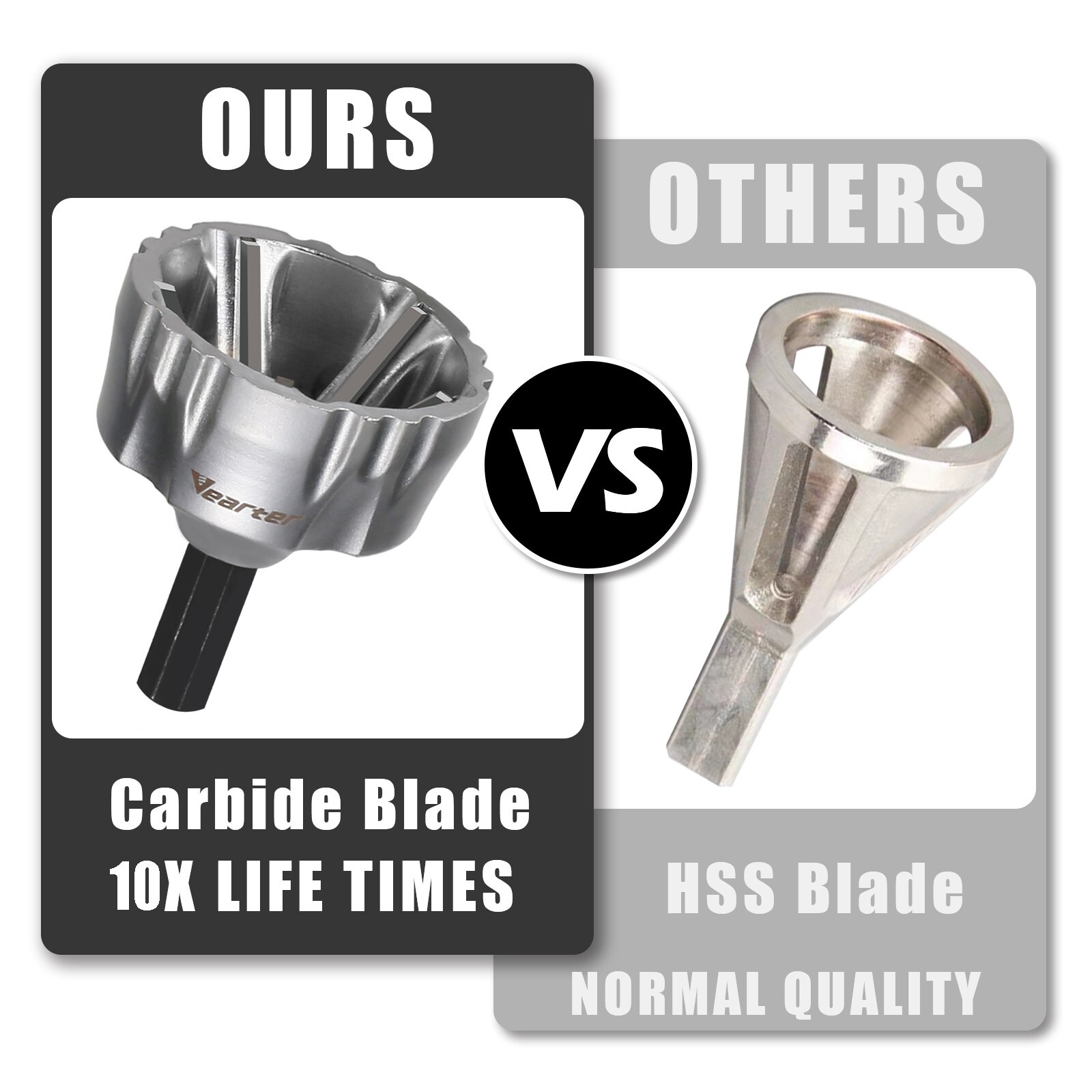 Deburring External Chamfer Tool for Metal,Bolt Thread Repair Drill Bit Hex Shank
