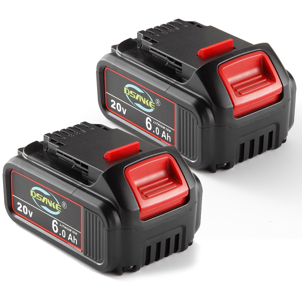 2Pack For DeWalt 20V 20 Volt Max 6.0AH Lithium Ion Battery DCB206 DCB205 DCB204