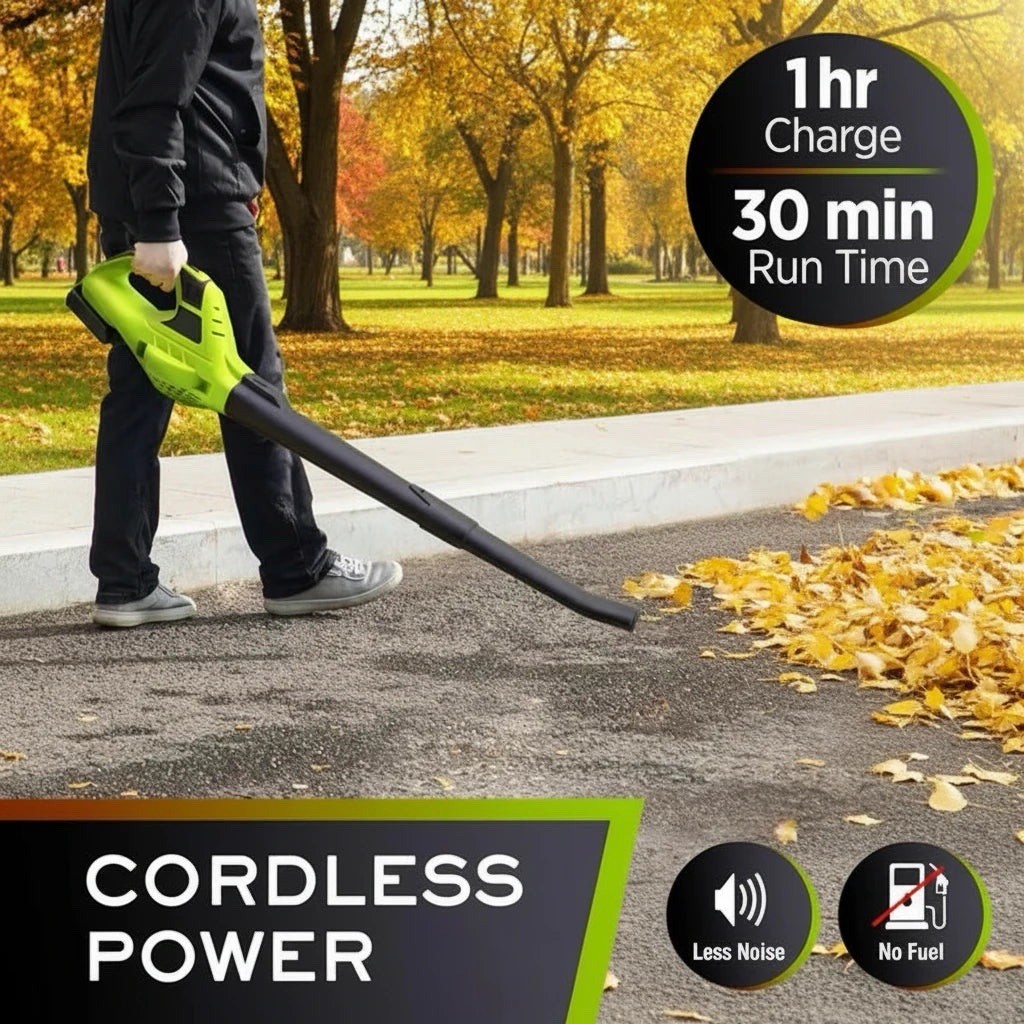 Mueller UltraStorm Leaf Blower Cordless Electric, 140 MPH 20 V Motor, NEW